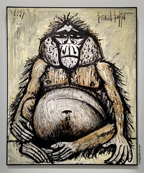 Mes singes, Orang outan femelle - Bernard Buffet (1997)
